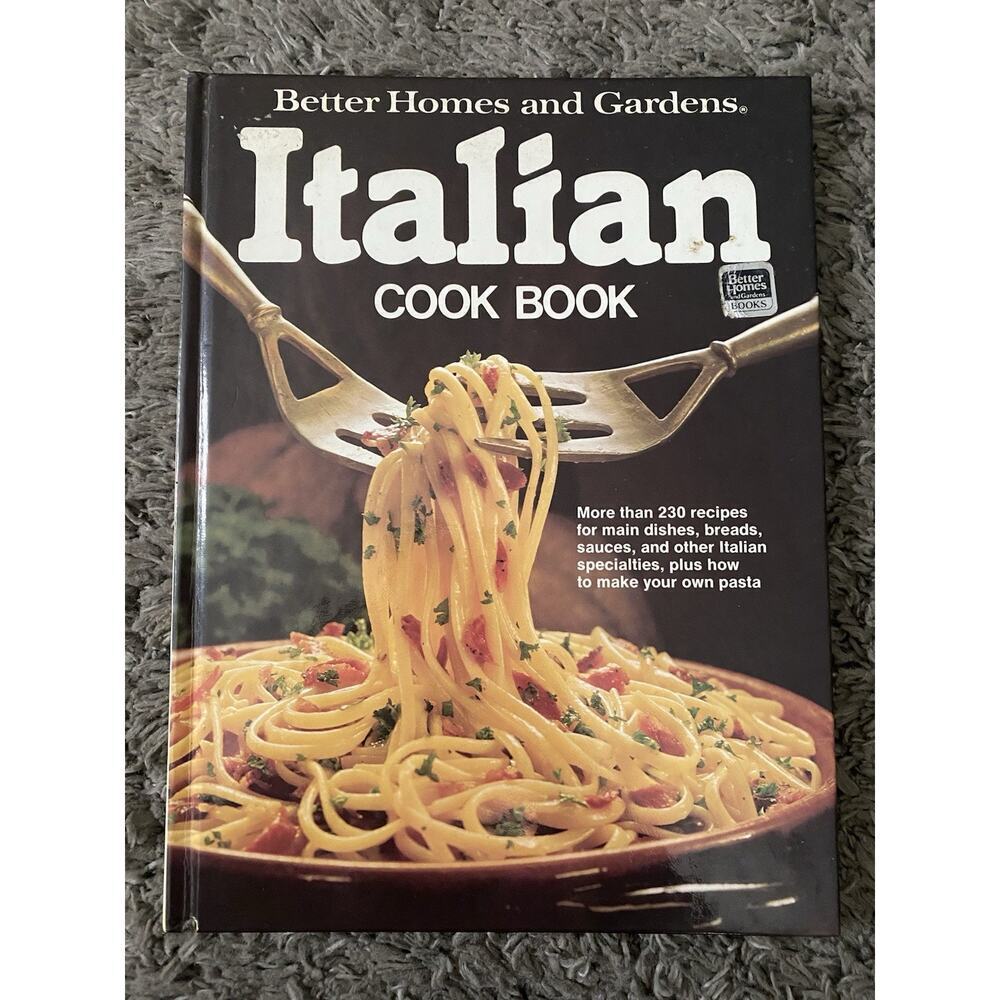 Better Homes And Gardens Vintage Italian Cool Book 1971 Reproduction 1984